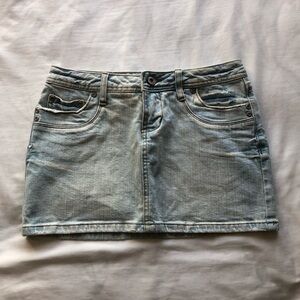 Vintage Y2K 725 Originals Light Wash Mini Skirt - Women